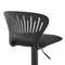 Armen Living Padua Adjustable Black Upholstery Swivel Stool LCPDBABLBL - alternate 8